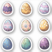 Hütte Ostereier Set Aufkleber (Vorderseite)