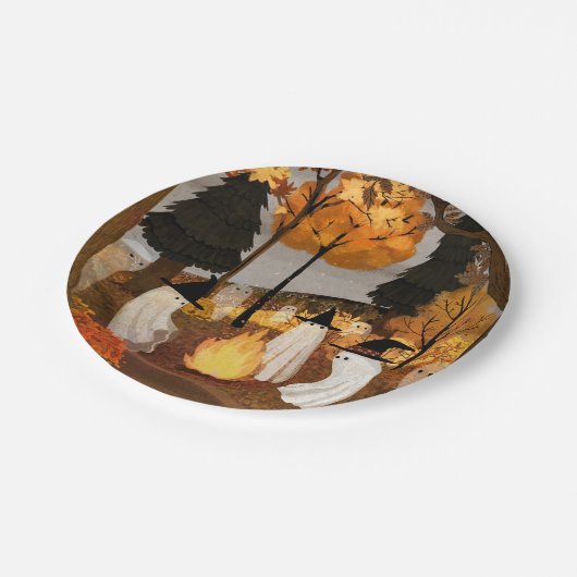 Hütte Pappteller (Schrägansicht)