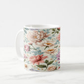 Hütte Pastel Botanischer Kern Kaffeetasse (Vorderseite Links)