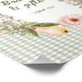 Hütte Pear Baby Duschbücher und Geschenke Poster (Ecke)