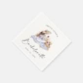 Hütte Picknick Bachelorette Serviette (Ecke)