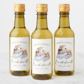 Hütte Picknick Bachelorette Weinetikett (Flaschen)