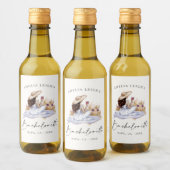 Hütte Picknick Bachelorette Weinetikett (Flaschen)