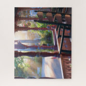 Hütte Porch in Early Sun - Martha's Vineyard Puzzle (Vertikal)