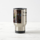 Hütte Porch in Early Sun - Martha's Vineyard Reisebecher (Mittel)