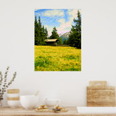 Hütte Poster (Küche)
