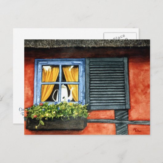 Hütte Postkarte (Vorne/Hinten)