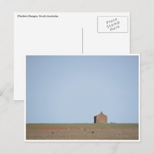 Hütte Postkarte (Vorne/Hinten)