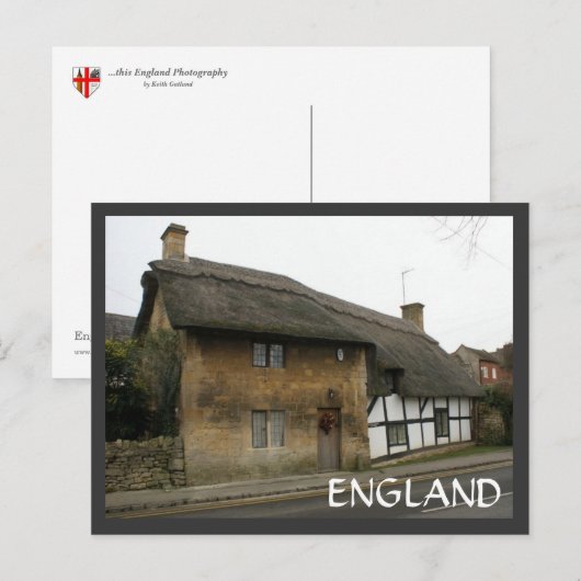 Hütte Postkarte (Vorne/Hinten)