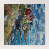 Hütte Puzzle (Horizontal)