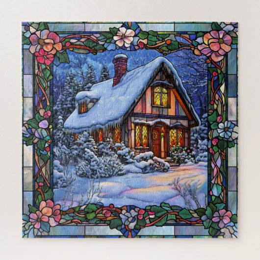 Hütte-Puzzle Puzzle (Vertikal)