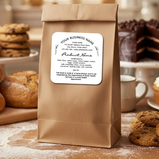 Hütte Quadratischer Aufkleber