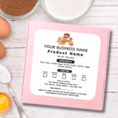 Hütte Quadratischer Aufkleber