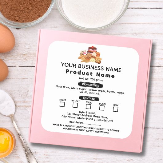 Hütte Quadratischer Aufkleber