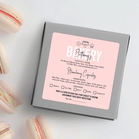 Hütte Quadratischer Aufkleber