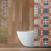 Hütte Quilt Duschvorhang