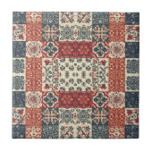 Hütte Quilt Fliese (Vorderseite)