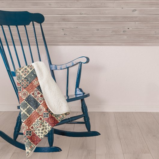 Hütte Quilt Sherpadecke