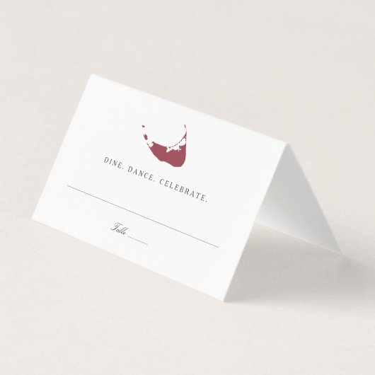 Hütte Red Nantucket Island Karte Hochzeit (Vorderseite)