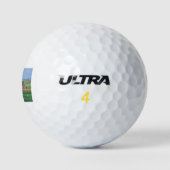 Hütte Retreat in den Hügeln Golfball (Logo)