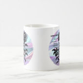 Hütte Rose auf Pastel - Granny's Magic Kaffeetasse (Mittel)