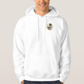 Hütte Rose auf Peach Hoodie