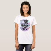 Hütte Rose der Liebe T-Shirt (Vorne ganz)