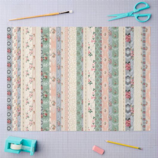 Hütte Rose Hintergrundpapier Stripppapier Seidenpapier (Basteln)