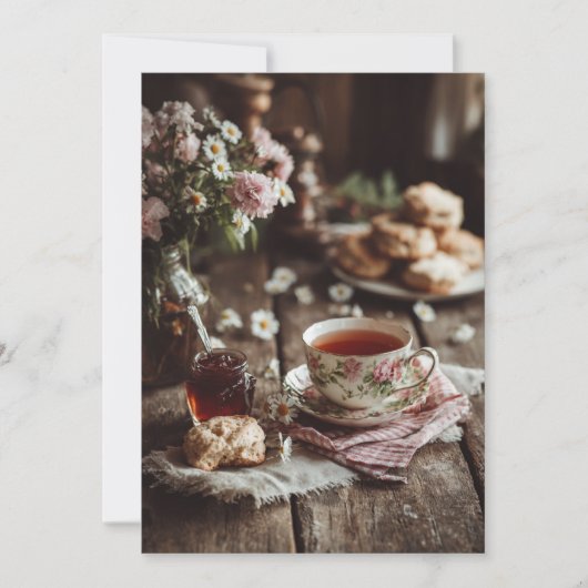 Hütte Scones | Gemütlicher Charme Einladung (Vorderseite)