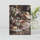 Hütte Scones | Gemütlicher Charme Einladung (Stehend Vorderseite)
