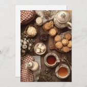 Hütte Scones | Homey Vibes Einladung (Vorne/Hinten)