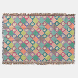 Hütte Seashell Pattern Decke