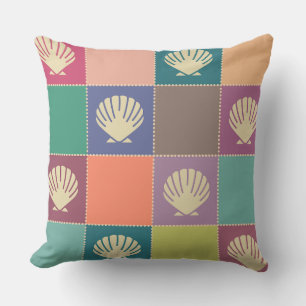 Hütte Seashell Pattern Kissen