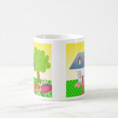 Hütte - Sommer Kaffeetasse (Mittel)