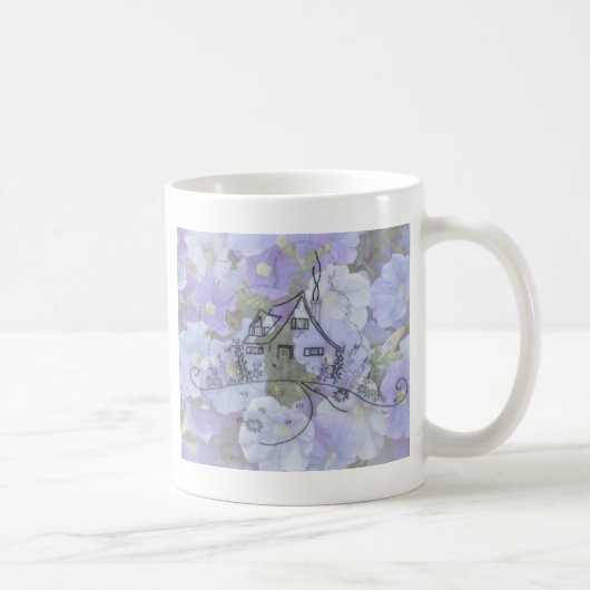 Hütte Stickerei & Petunias Kaffeetasse (Rechts)