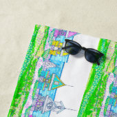 Hütte Strand Strandtuch (Beispiel)