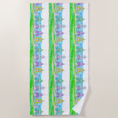 Hütte Strand Strandtuch (Vorderseite)