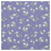 Hütte Style Periwinkle Floral Daisy Stoff (Muster)