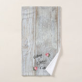 Hütte Sweet Hütte Badhandtuch Set (Handtuch)