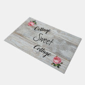 Hütte Sweet Hütte Fußmatte (Schrägansicht)