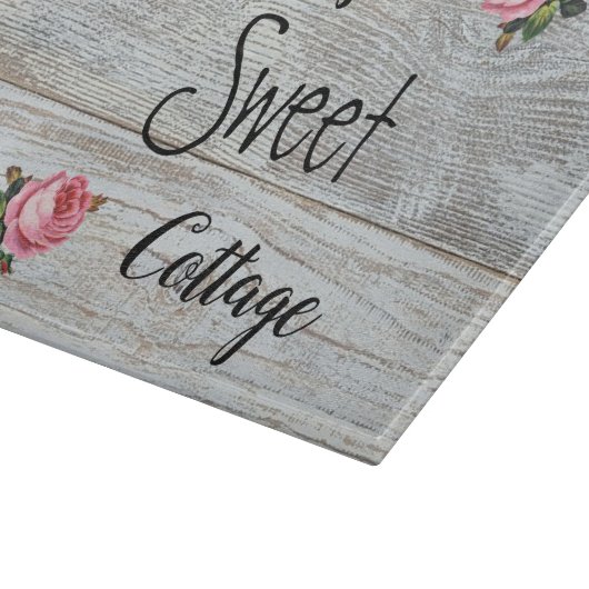 Hütte Sweet Hütte Schneidebrett (Ecke)