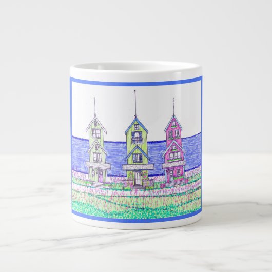 Hütte Trio Jumbo Tasse (Vorderseite)