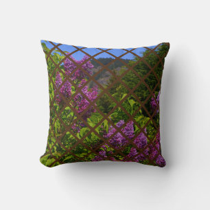 Hütte Tudor, Landschaft, Blume Kissen