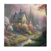 Hütte und Garten Fliese (Vorderseite)