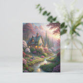 Hütte und Garten Postkarte (Stehend Vorderseite)