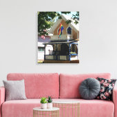 Hütte und Stolz Gingerbread - Martha's Vineyard Leinwanddruck (Insitu (Wohnzimmer))