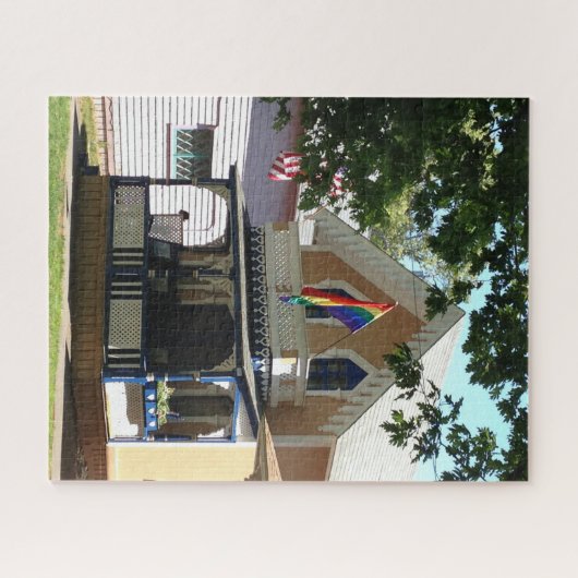 Hütte und Stolz Gingerbread - Martha's Vineyard Puzzle (Horizontal)