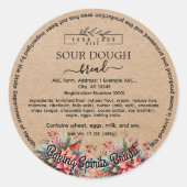 Hütte von Ferienverpackungen Runder Aufkleber (Vorderseite)