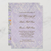 Hütte von Flora durch die Muscheln Hochzeit am Str Einladung (Vorne/Hinten)