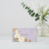 Hütte von Flora durch die Muscheln Hochzeit am Str Platzkarte (Stehend Vorderseite)